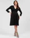Made in Italy MADONNA DI CAMPIGLIO Black Maternity and Nursing Dress
